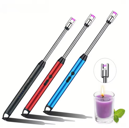 3pcs Rechargeable Electric Lighters, TYPE-C Plasma Arc Kitchen Lighter